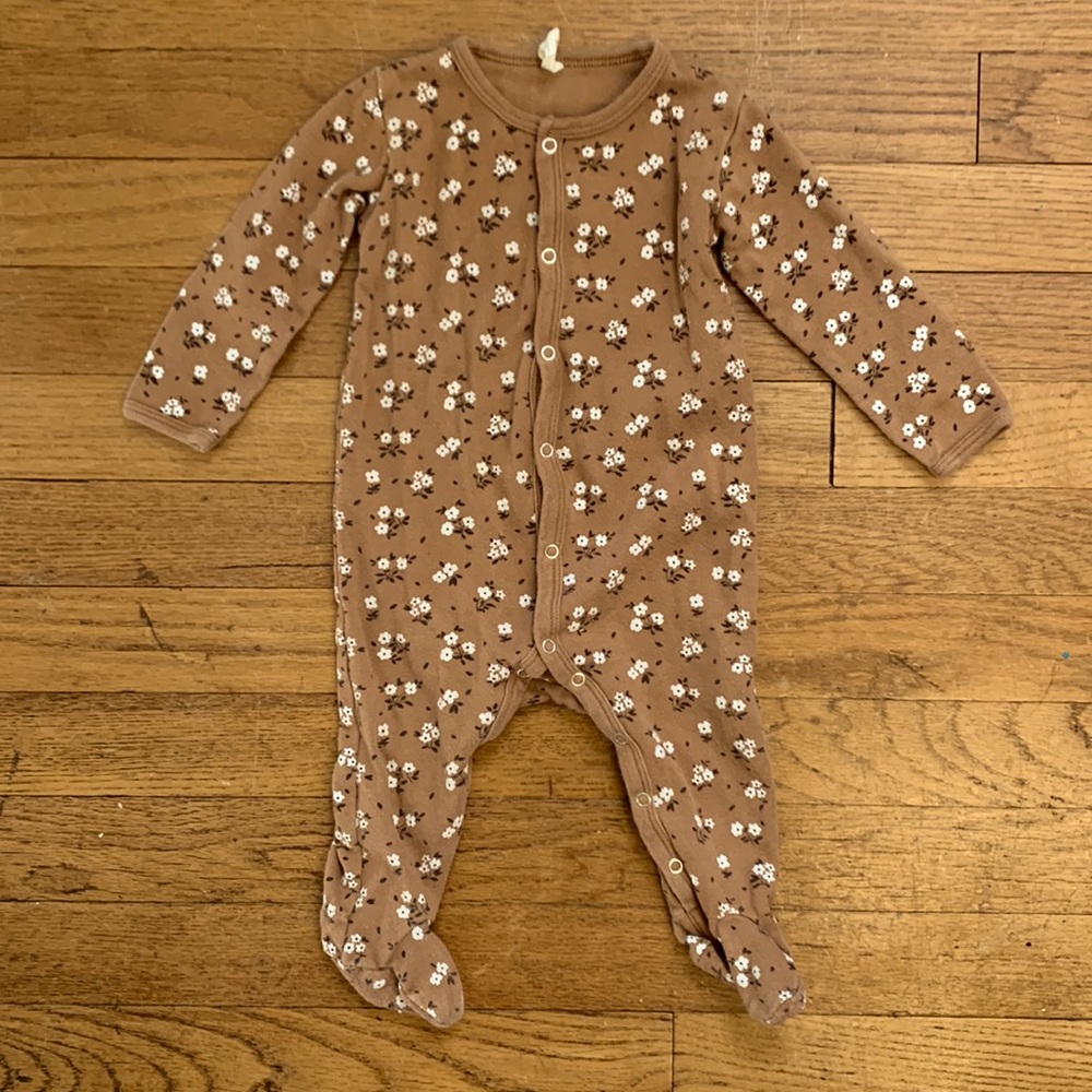 Quincy Mae baby girl footie